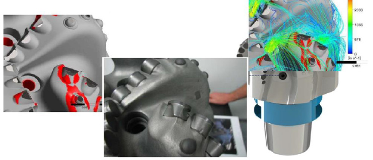hydraulic parts collage