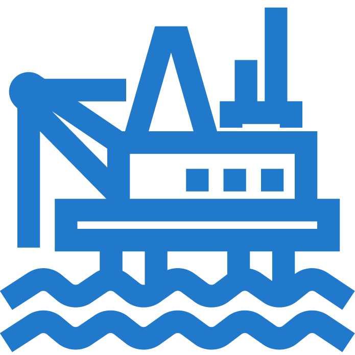water oil rig icon