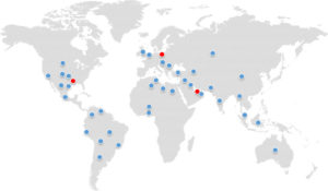 world map office locations